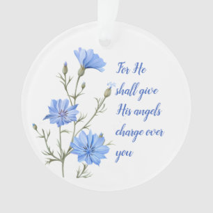 Psalm 91 Er wird seinen Engeln Inspiration geben Ornament
