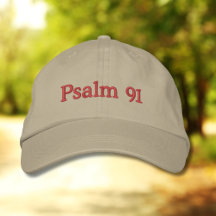 Psalm 91 Klassisch bestickte Mütze