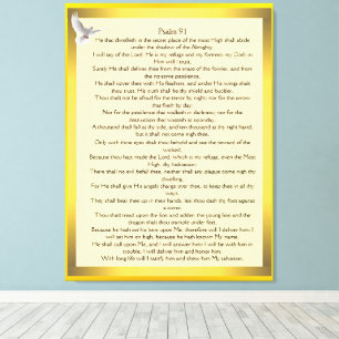 Psalm 91 leinwanddruck