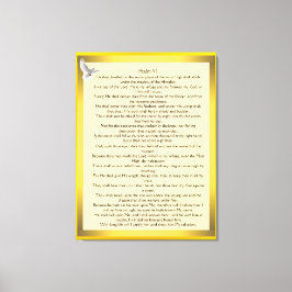 Psalm 91 leinwanddruck