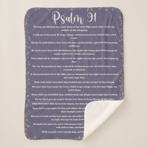 Psalm 91, Lila, King James Version, Bible Verse Sherpadecke