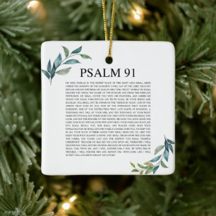 Psalm 91 NKJV Keramikornament