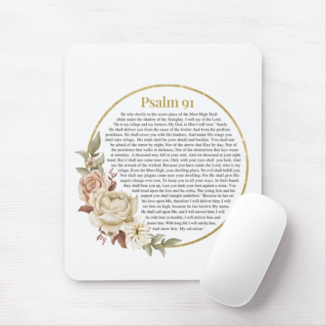 Psalm 91 NKJV Mousepad (Mit Mouse)