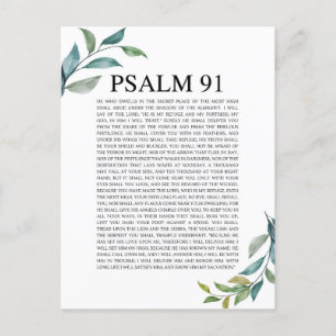 Psalm 91 NKJV Postkarte