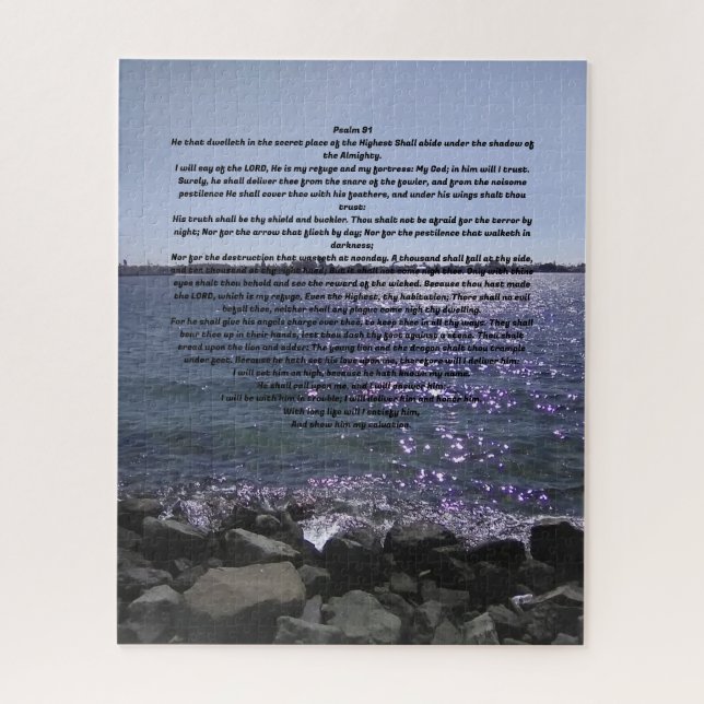 Psalm 91 Oceanview Puzzle (Vertikal)