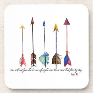 Psalm 91 Pfeil Getränkeuntersetzer