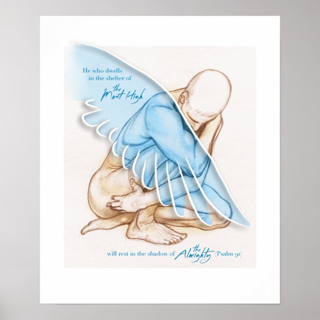 Psalm-91-Plakat Poster (Vorne)