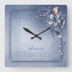 Psalm 91 ^ Platz Quadratische Wanduhr