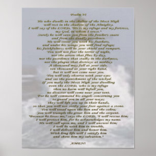 Psalm 91 poster