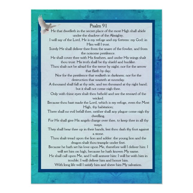 Psalm 91 poster (Vorderseite)