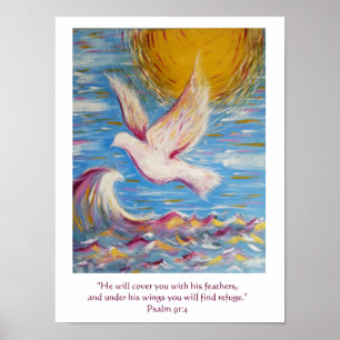 Psalm 91 Poster Christliche Kunst