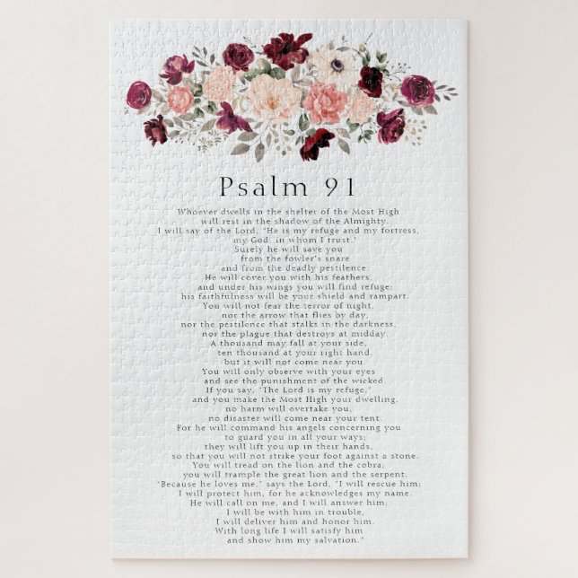 Psalm 91 Schrift Puzzle (Vertikal)