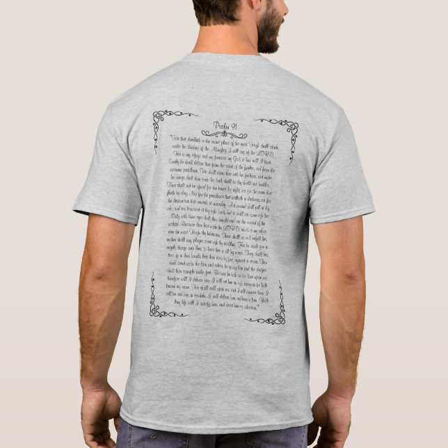 Psalm 91 T - Shirt (Rückseite)