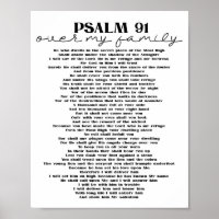Psalm 91 Wanddekoration für Ihr Familienposter Pri