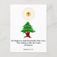 Psalm 92:12-13 Zeder von Libanon Maronitische Post