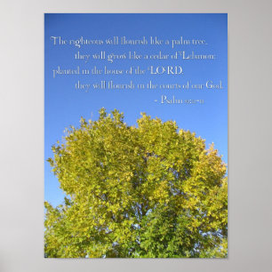 Psalm 92 Blue Sky Poster