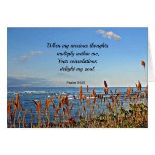 Psalm 94:19 Wenn meine ängstlichen Gedanken..