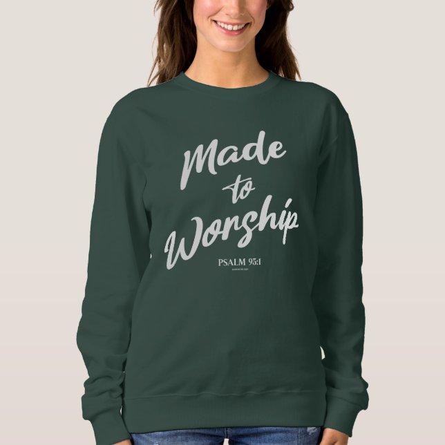 Psalm 95:1 sweatshirt (Vorderseite)