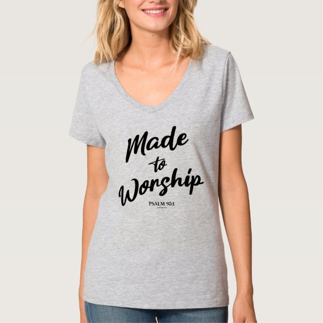 Psalm 95:1 T-Shirt (Vorderseite)