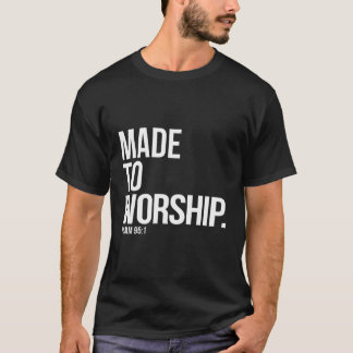 Psalm 95 geehrt 1 Glaube auf Christlich T-Shirt