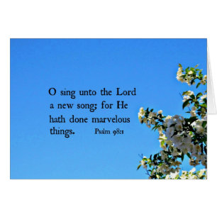Psalm-98:1 O singen an den Lord…