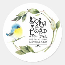 Psalm 98:1 Singt zum Herrn a New Song Bible Verse