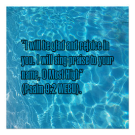 Psalm 9:2 WEBU Poster