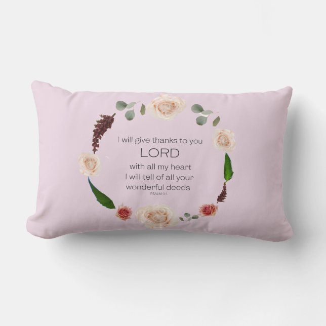 Psalm 9 lendenkissen (Vorderseite)