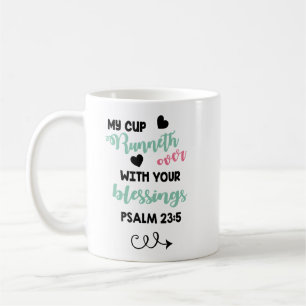 Psalm Bibel Quote Cup Mein Cup Rennen über Kaffeetasse