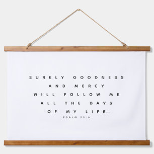 Psalm Bible Verse Christliche Kunst Wandteppich Mit Holzrahmen