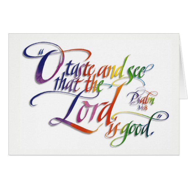 Psalm-Karte (Vorderseite (Horizontal))