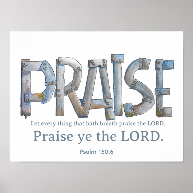 Psalm Lobpreis Poster (Vorne)