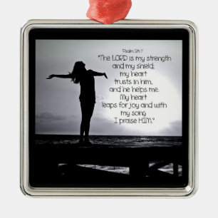 Psalm-Lord ist mein Ornament Aus Metall