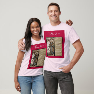 Psalm-Meldung - Psalm 23 - Kurzschläfchen Rosa T-Shirt