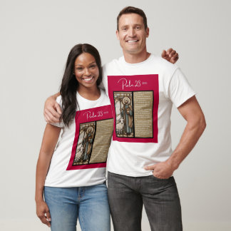 Psalm-Meldung - Psalm 23 - Kurzschläfchen weiß T-Shirt
