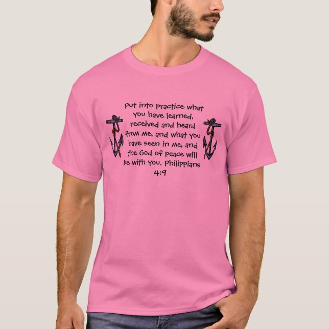 Psalm Philippians biblical quote T-Shirt (Vorderseite)