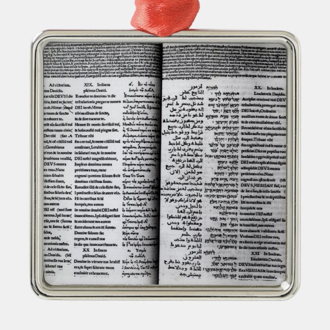 Psalm von David: Psalterim Octaplums, 1516 Ornament Aus Metall (Vorne)