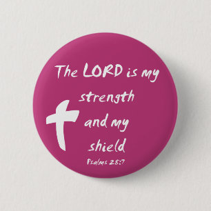 Psalme 28: Der Lord ist meine Stärke und Schild Button