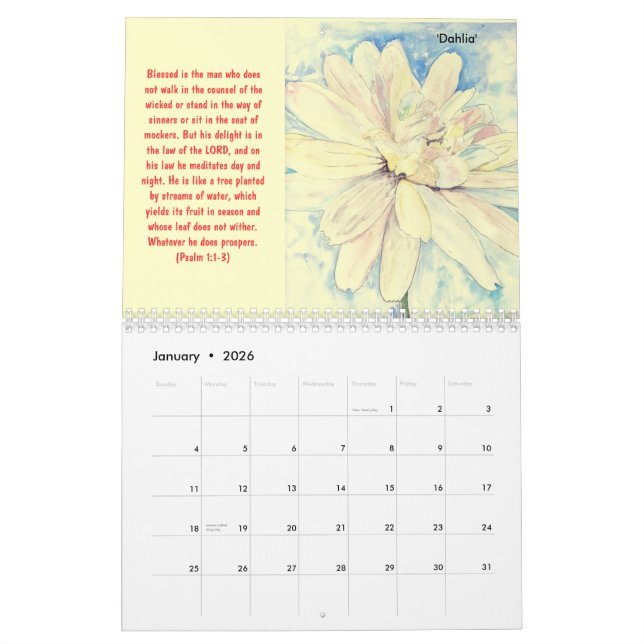 "Psalme u. der Kalender der Wasserfarben (Jan 2026)