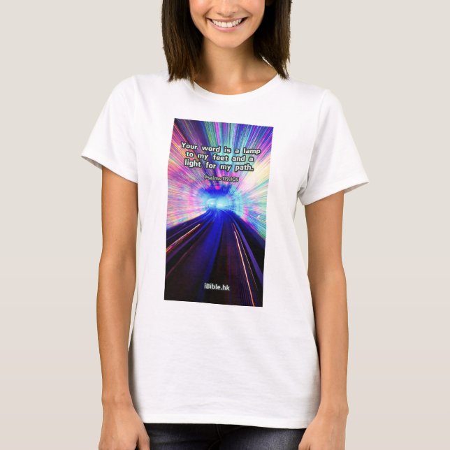 Psalmen 119:105 T - Shirt (Vorderseite)