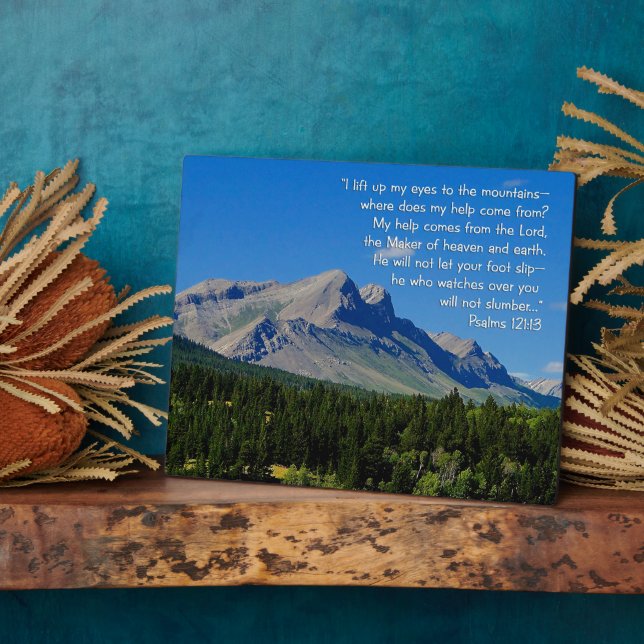 Psalmen 121:1-3 Inspiration Fotoplatte (Seite)