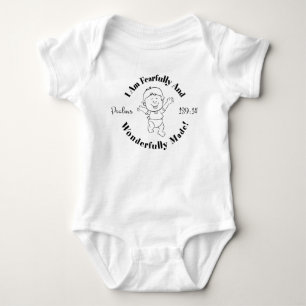 Psalmen 139:14 Design für Säuglinge und Kleinkinde Baby Strampler