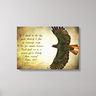 Psalmen 139:7 Inspiration Leinwanddruck