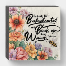 Psalmen 147:3 Christliches Bibelverse-Bild