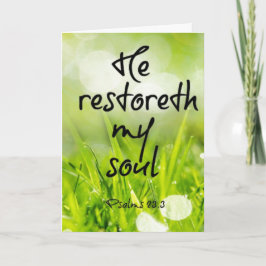 Psalmen 23 Gebet für Sie Karte