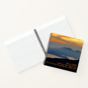 Psalmen 33:18 Inspiration Notizbuch