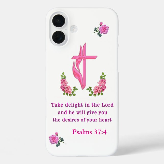 Psalmen 37:4 Case-Mate iPhone hülle (Rückseite)