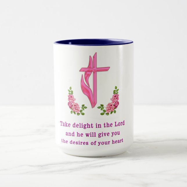 Psalmen 37:4 tasse (Zentrum)