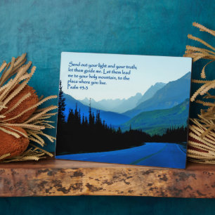 Psalmen 43:3 Inspiration Fotoplatte