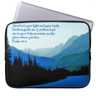 Psalmen 43:3 Inspiration Laptopschutzhülle